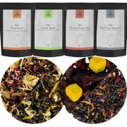 Zestaw Herbat Wiosennych - Aromatyzowane - Herbaty Liściaste - 4x50g