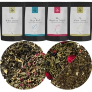 Zestaw Herbat Jesiennych Aromatyzowanych - JESIENIARY - Herbaty Liściaste Premium 4x50g