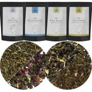 Zestaw Herbat Białych i Oolong – PERŁY ORIENTU – Herbaty Liściaste Premium 4x50g