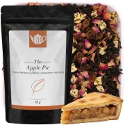 Czarny doypack premium z herbatą czarną o smaku szarlotki 50 g