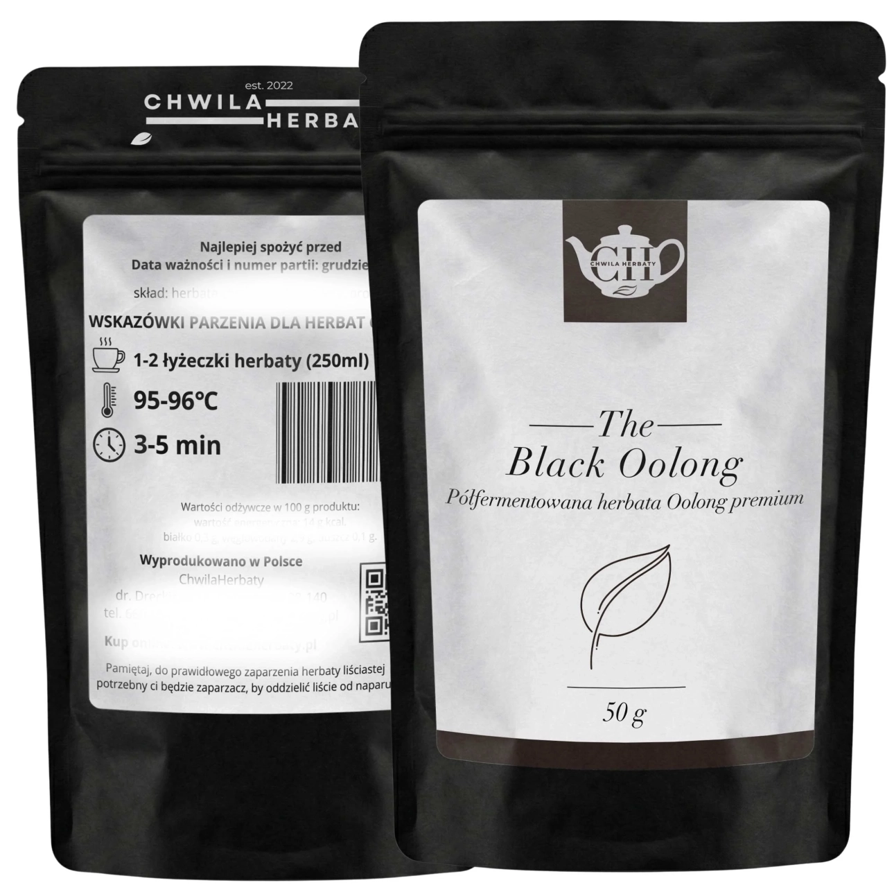 Czarna liściasta herbata ulung premium 50 g - Black Oolong