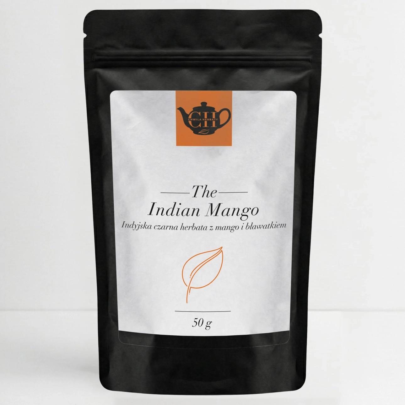 Czarna herbata liściasta z mango i bławatkiem 50 g - Indian Mango