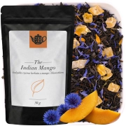 Czarna herbata liściasta z mango i bławatkiem 50 g - Indian Mango