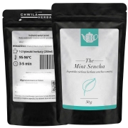 Japońska zielona herbata liściasta z miętą 50 g - Mint Sencha