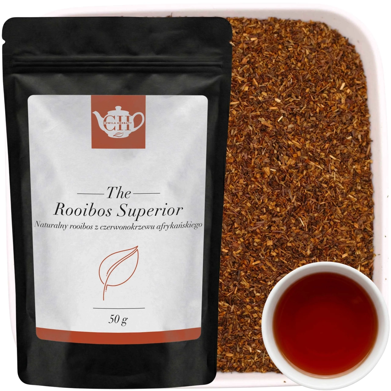 Rooibos granulowany afrykański czerwonokrzew 50 g - Superior