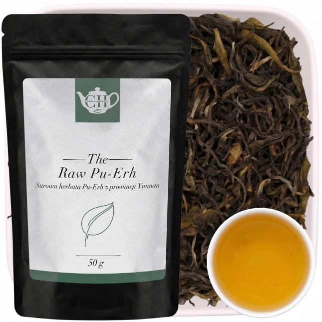 Czerwona herbata liściasta Pu-Erh surowa 50 g - Raw Pu-Erh