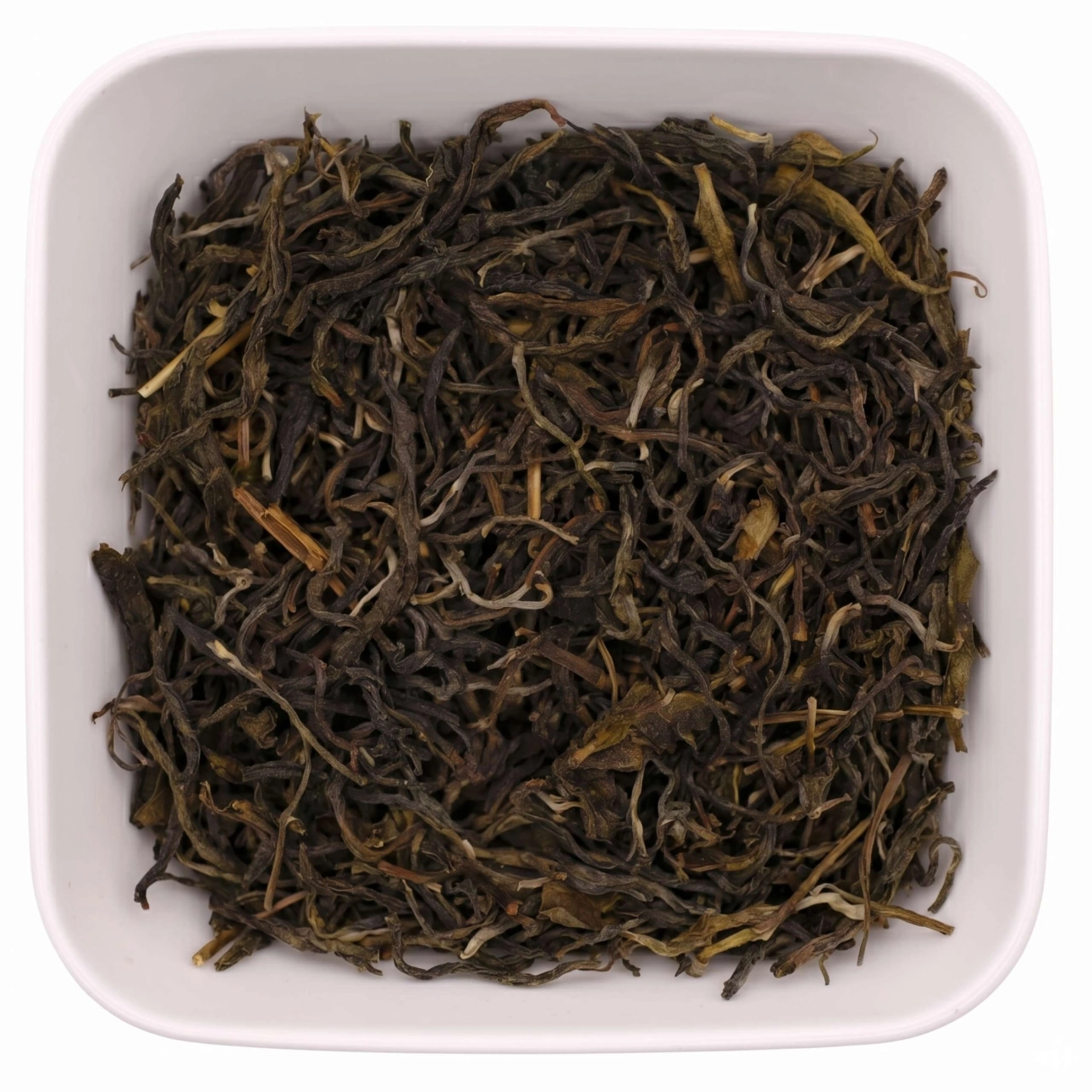 liście czerwonej herbaty liściastej pu erh