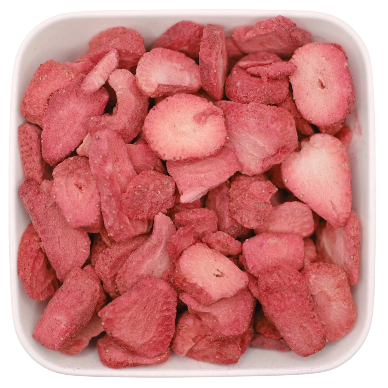 Truskawka liofilizowana plastry 100 g – 100% owoc bez dodatku cukru