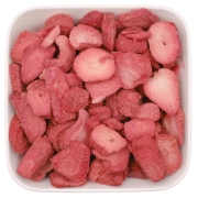 Truskawka liofilizowana plastry 100 g – 100% owoc bez dodatku cukru