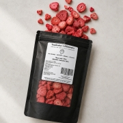 Truskawka liofilizowana plastry 100 g – 100% owoc bez dodatku cukru
