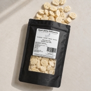 Banan liofilizowany plastry 100 g – 100% owoc bez dodatku cukru i konserwantów