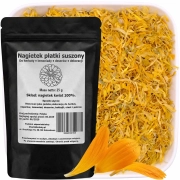 Nagietek płatki suszone – jadalne kwiaty do herbaty, lemoniady i deserów 25 g