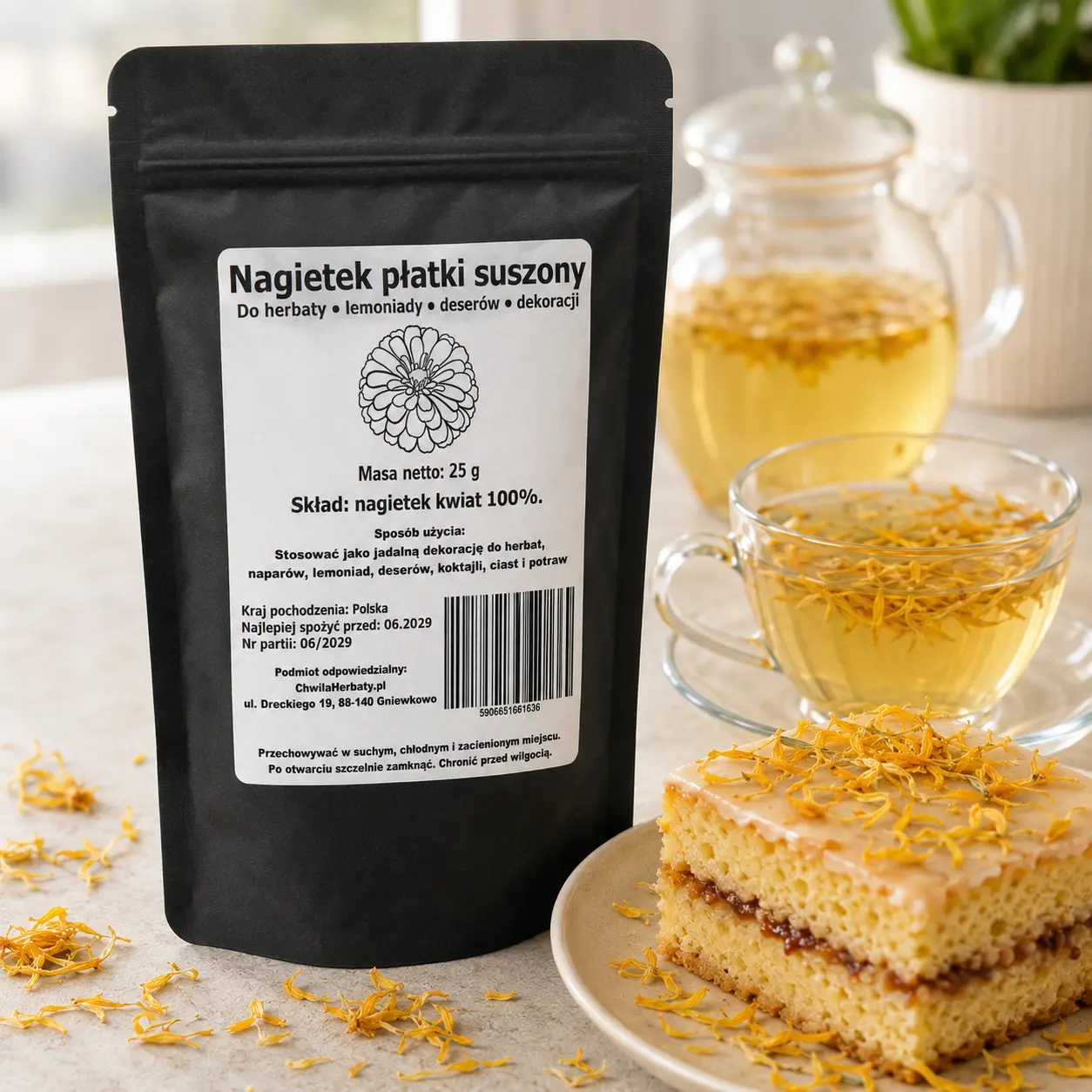 Nagietek płatki suszone zastosowanie