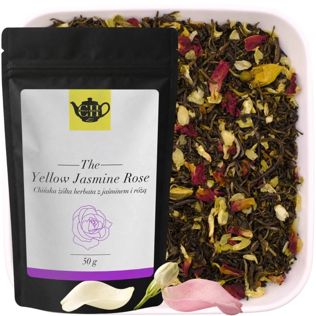 Żółta herbata z jaśminem i różą 50 g - Yellow Jasmine Rose
