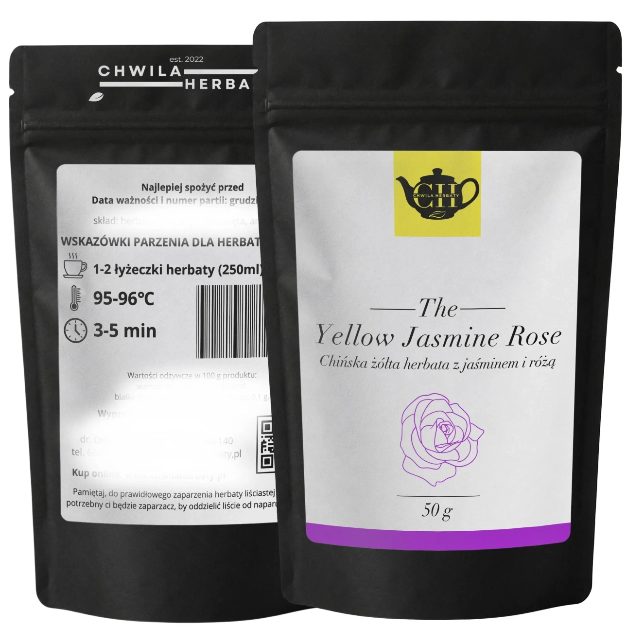 Żółta herbata z jaśminem i różą 50 g - Yellow Jasmine Rose
