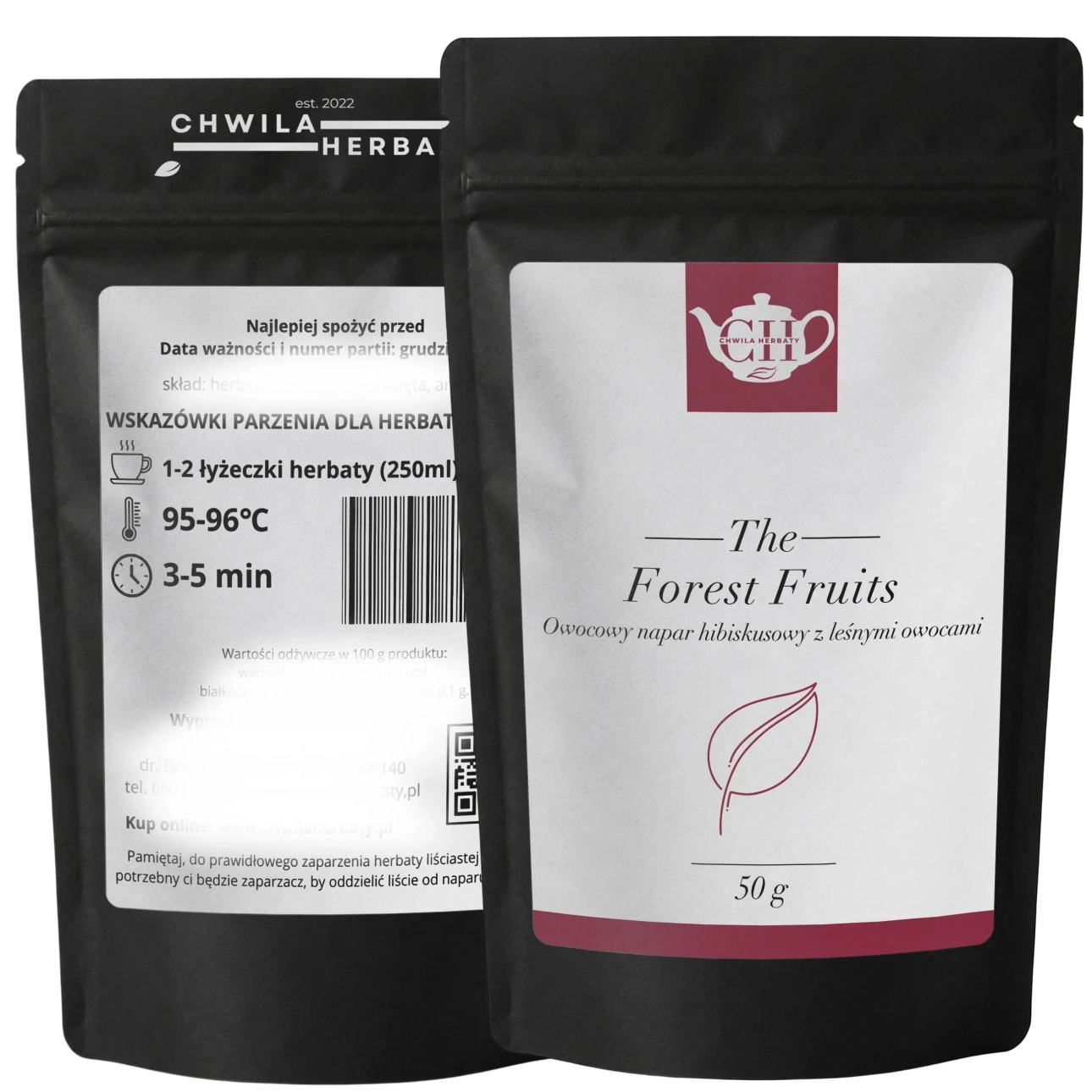 Owocowy hibiskus z wiśnią, truskawką i jabłkiem 50 g - Forest Fruits
