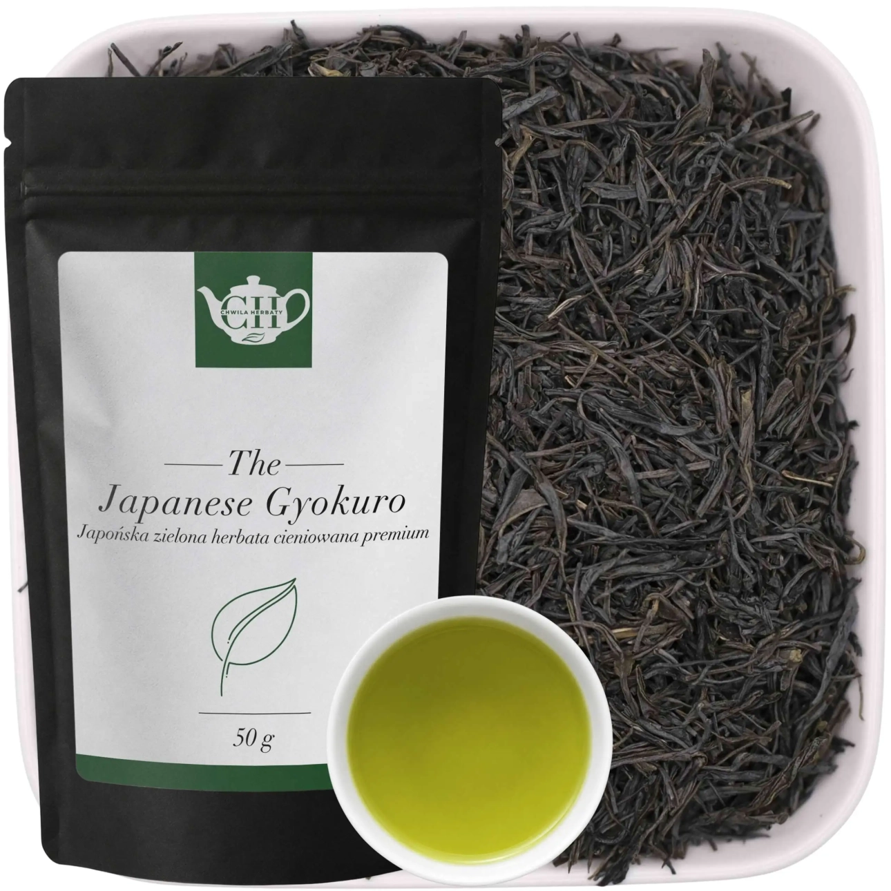 Japońskie Gyokuro 50 g herbata zielona liściasta premium - Japanese Gyokuro