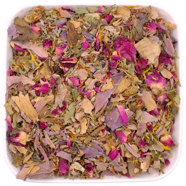 Mieszanka ziołowa z lawendą, różą i nagietkiem 50 g – Sunny Blossom
