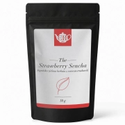 Japońska Sencha z truskawką i nagietkiem 50 g – Strawberry Sencha