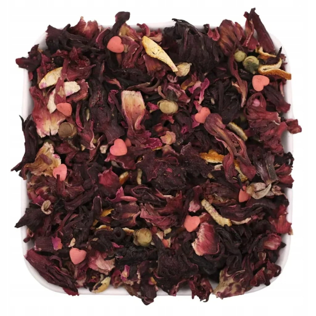 Hibiskus z pomarańczą, różą i kamelią 50 g - Romantic Moments
