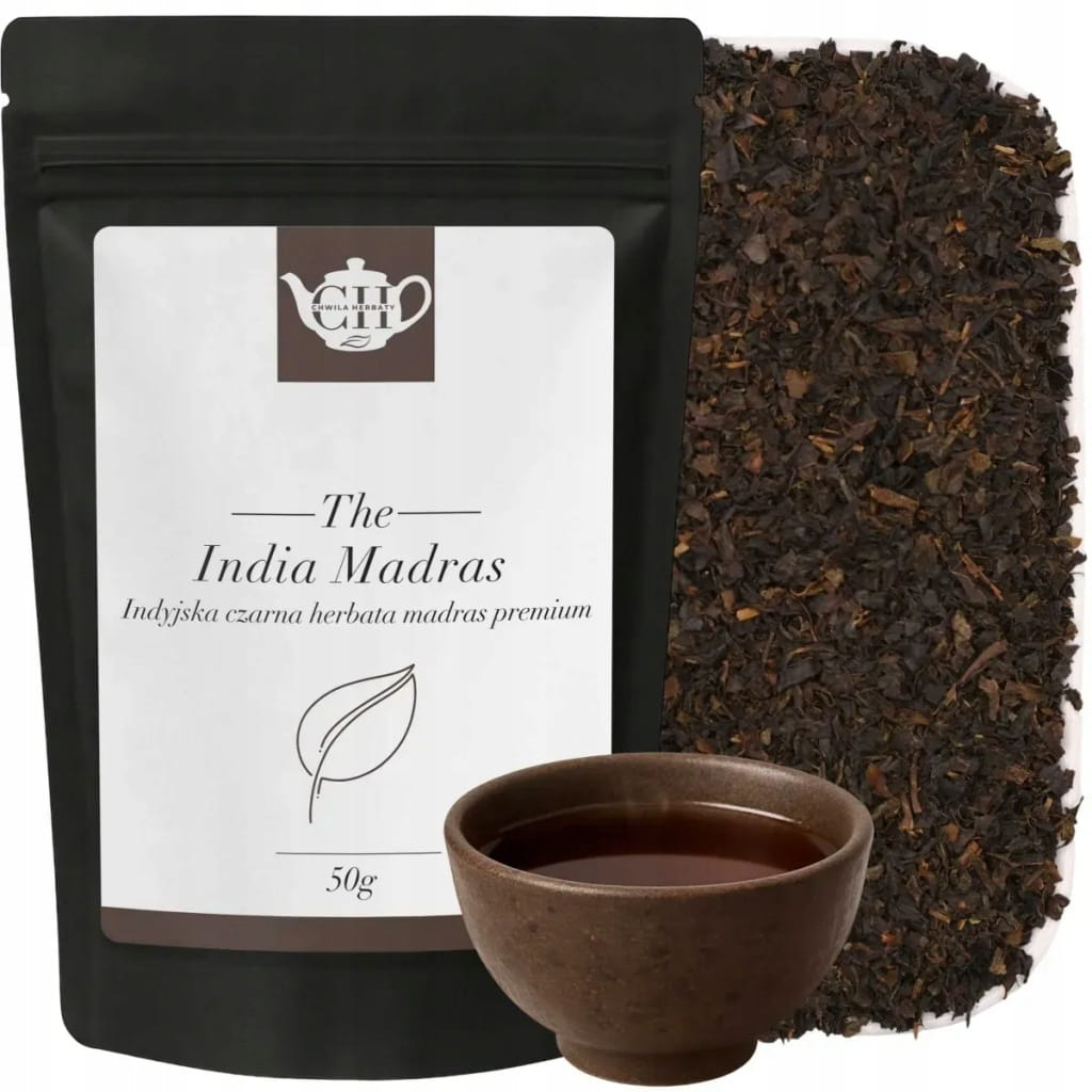 Klasyczna indyjska czarna herbata liściasta 50 g - India Madras