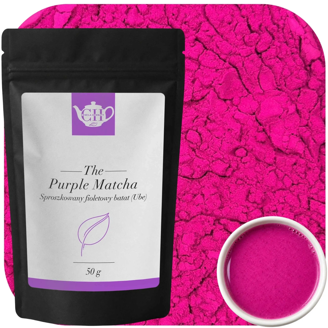 Purple Matcha 50 g – proszek z fioletowego batata