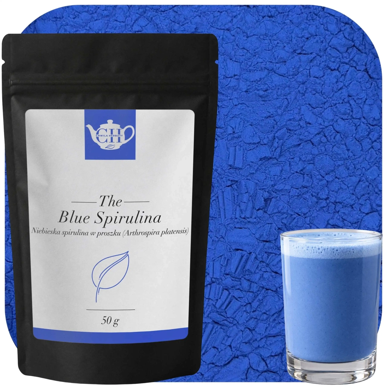 Blue Spirulina 50 g - organiczna niebieska spirulina superfood