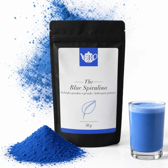 Blue Spirulina 50 g - organiczna niebieska spirulina superfood
