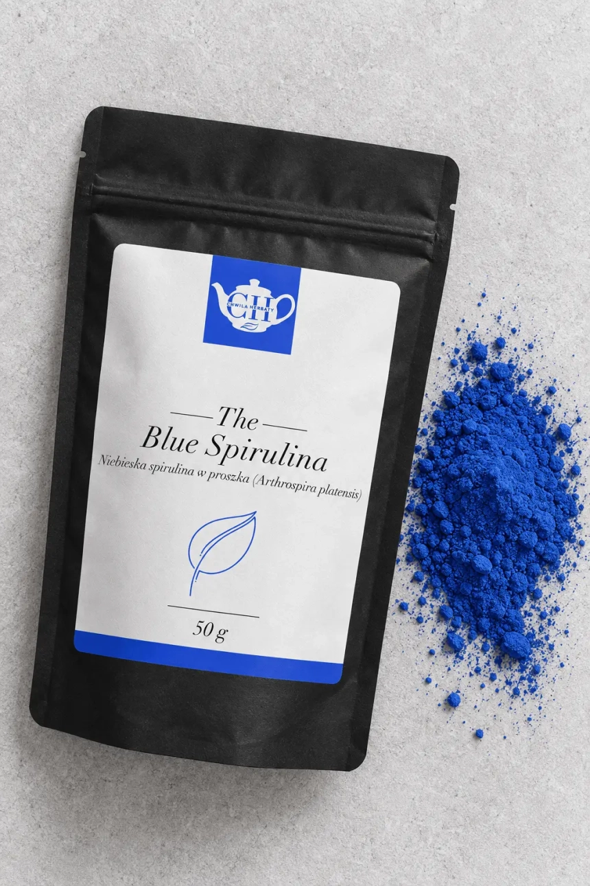 Blue Spirulina 50 g - organiczna niebieska spirulina superfood