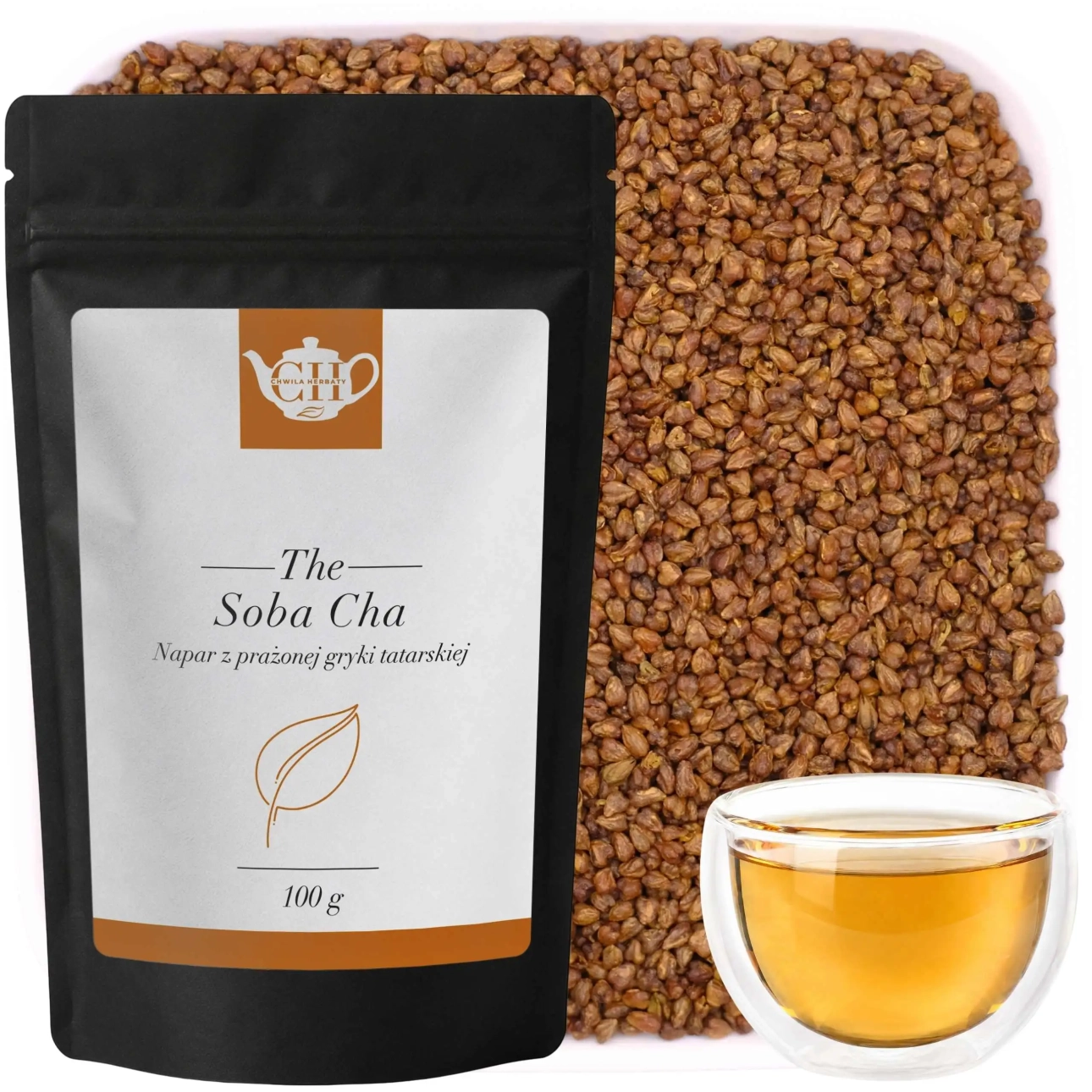 Soba Cha 100 g herbata gryczana – prażona gryka tatarska