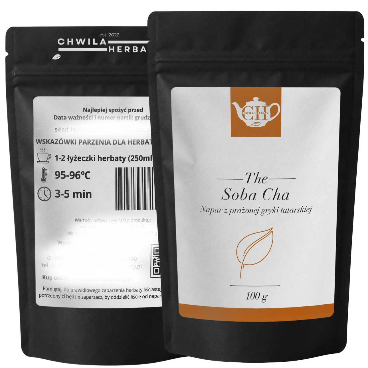 Soba Cha 100 g herbata gryczana – prażona gryka tatarska