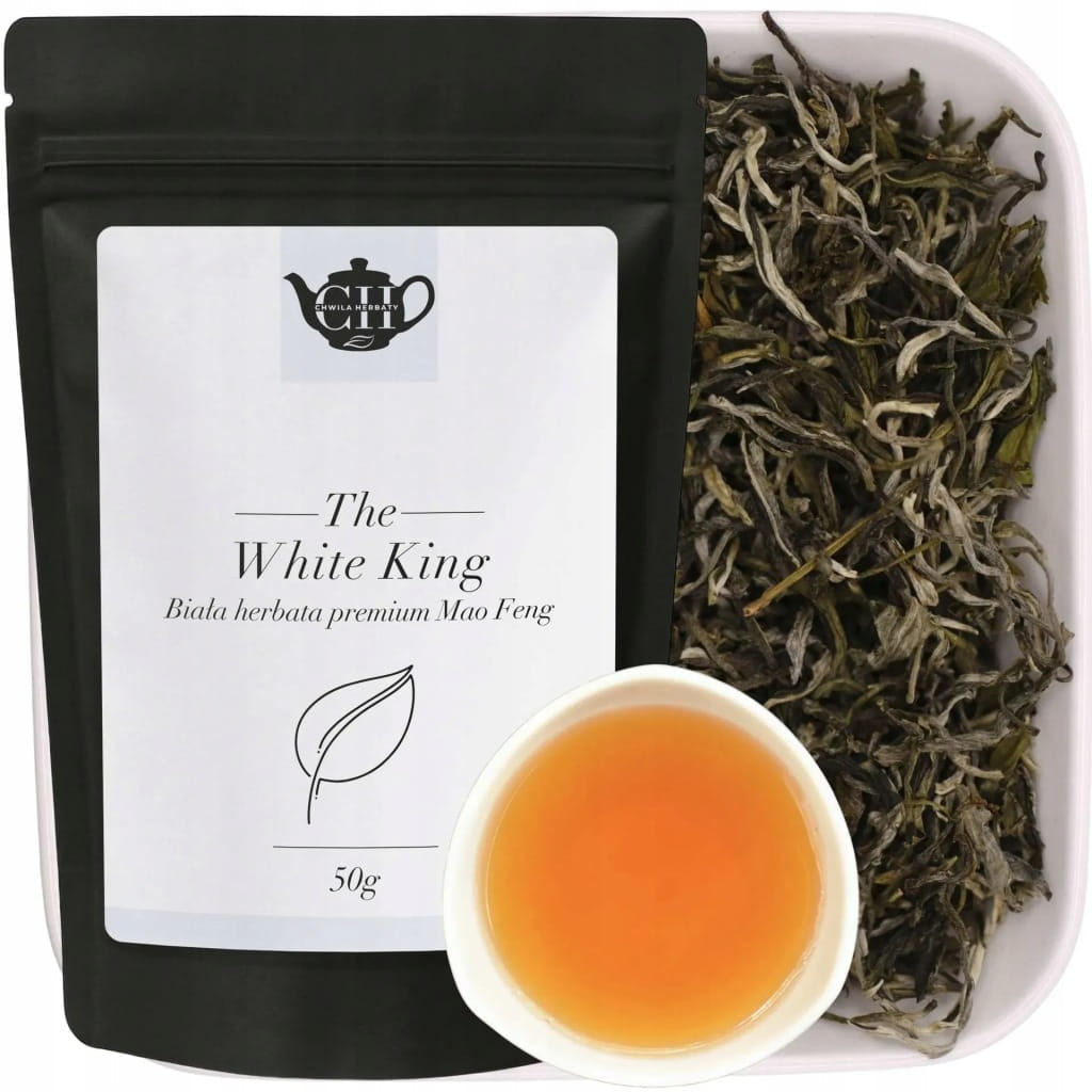 Klasyczna biała herbata liściasta Mao Feng 50 g – White King