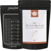 Klasyczna czerwona herbata liściasta Pu-Erh 50 g - Big Leaf