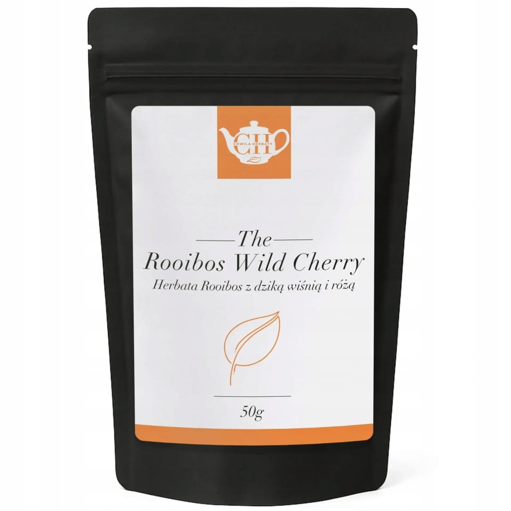 Rooibos afrykański czerwonokrzew z dziką wiśnią i różą 50 g - Rooibos Wild Cherry
