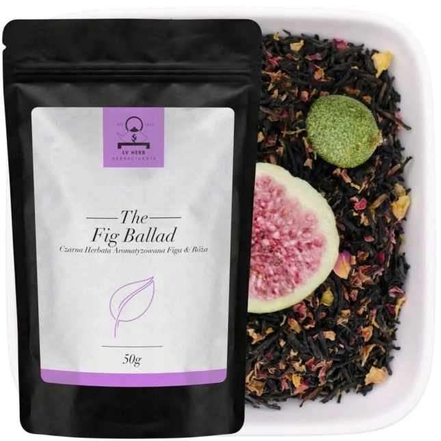 Czarna herbata liściasta z figą i kumkwatem 50 g - Fig Ballad
