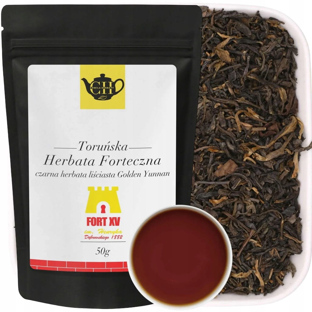 Czarna herbata liściasta premium golden yunnan 50 g - Forteczna