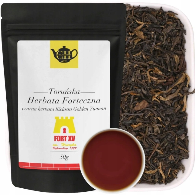 Czarna herbata liściasta premium golden yunnan 50 g - Forteczna