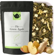 Japońska zielona herbata Sencha z jabłkiem i imbirem 50 g - Green Apple