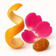 Hibiskus z dodatkiem pomarańczy, róży i rodzynki 50 g - Owocowa Kraina