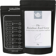 Czarna herbata liściasta z różą, nagietkiem i szafranem 50 g - Rainbow Earl Grey