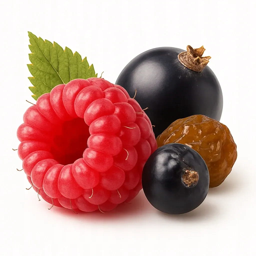 Japońska zielona herbata liściasta Sencha z maliną i rodzynką 50 g - Raspberry Delight