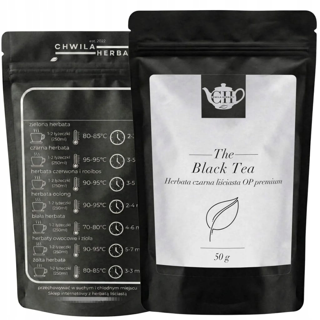 Czarna herbata liściasta premium 50 g - Orange Pekoe