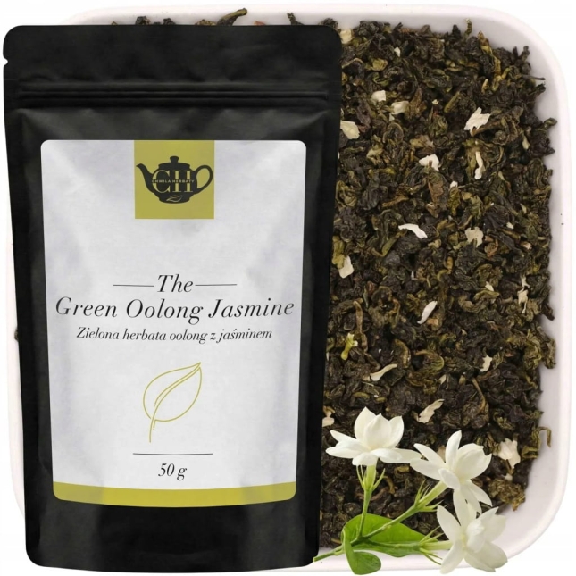 Zielona liściasta herbata ulung z jaśminem 50 g - Green Oolong Jasmine