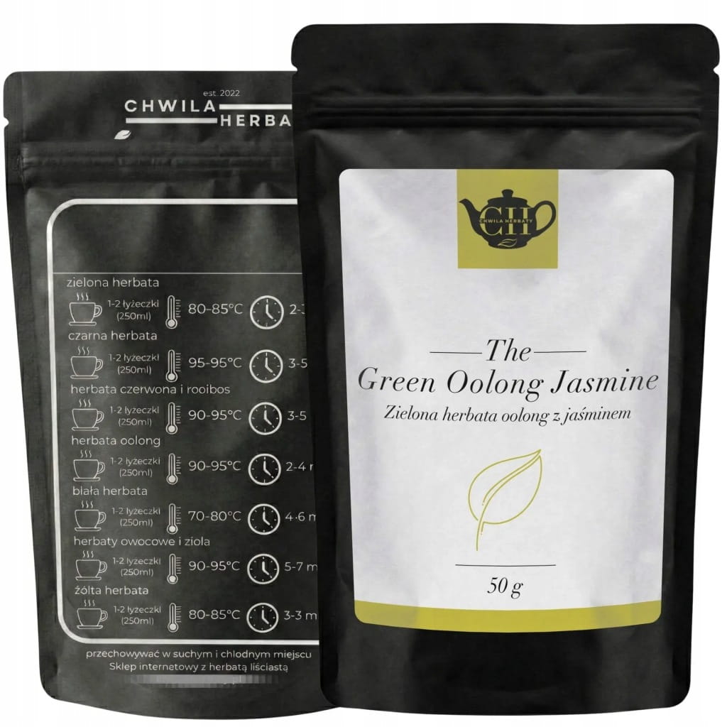 Zielona liściasta herbata ulung z jaśminem 50 g - Green Oolong Jasmine
