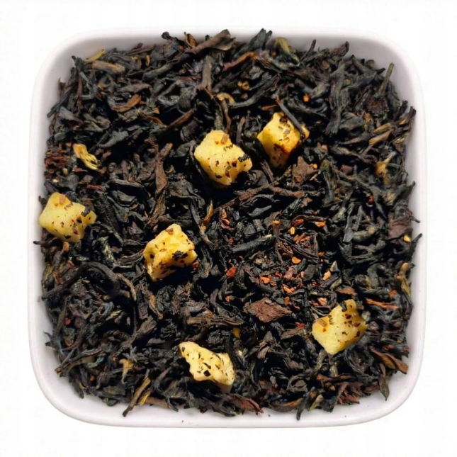 Czarna herbata liściasta z jabłkiem i cynamonem 50 g - Apple Cinnamon