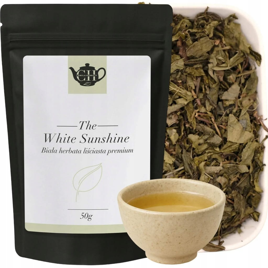 Klasyczna biała herbata liściasta premium 50 g - White Sunshine