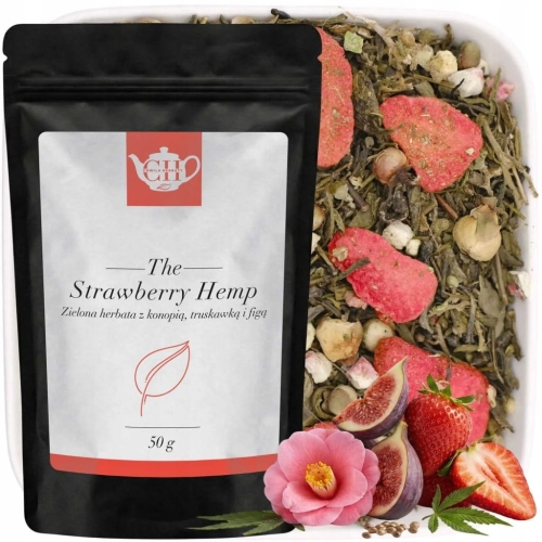 Napar konopny z truskawką i figą 50 g - Strawberry Hemp