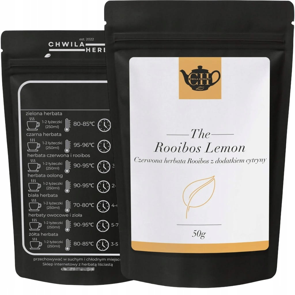 Czerwonokrzew afrykański z dodatkiem cytryny 50 g - Rooibos Lemon