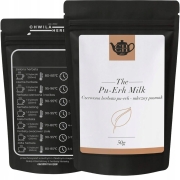 Czerwona herbata liściasta  z mlecznym aromatem 50 g - Pu Erh Milk