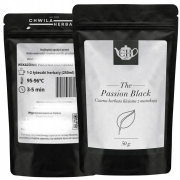 Czarna herbata liściasta aromatyzowana z marakują 50 g - Passion Black